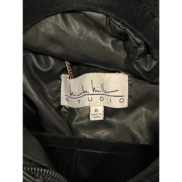 Nicole Miller Studio Vegan Polyester Womens Puffer Jacket - Picture 3 of 5